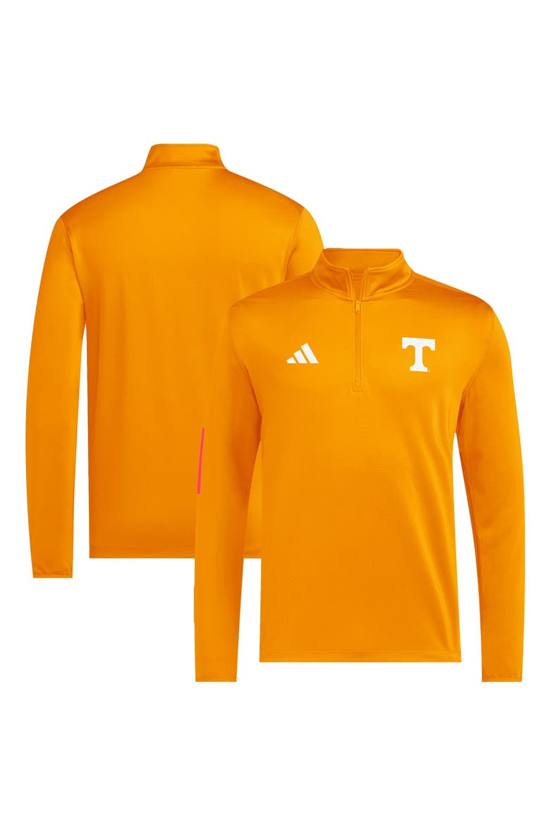 Men's adidas Tennessee Orange Tennessee Volunteers 2026 Sideline Ultimate 365 Woven Quarter-Zip Pullover, Main, color, Tennessee Orange