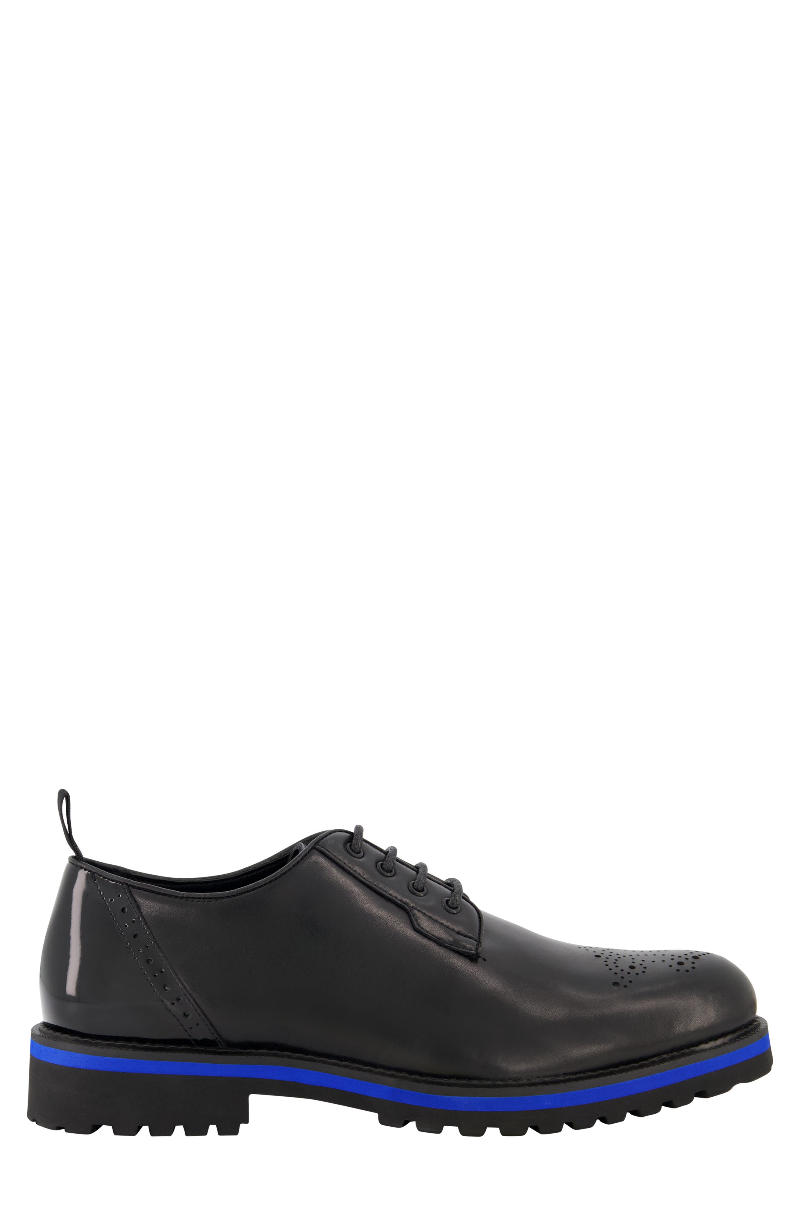 DKNY Brogue Medallion Toe Derby, Alternate, color, 