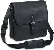 Mancini Leather Laptop Messenger Bag