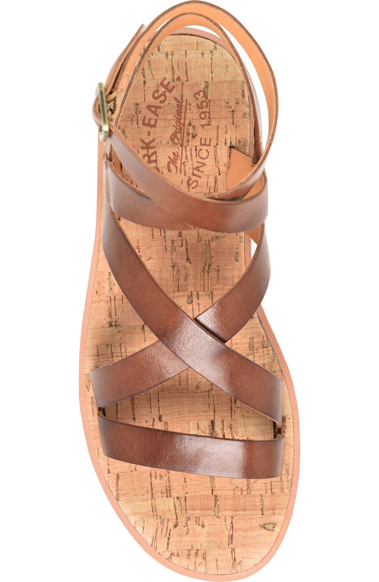 Kork-Ease<sup>®</sup> Bryleigh Ankle Strap Sandal, Alternate, color, Brown Leather