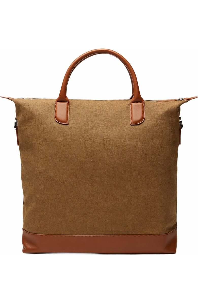 Want Les Essentiels O'Hare Organic Cotton Canvas Tote, Alternate, color, Dark Camel