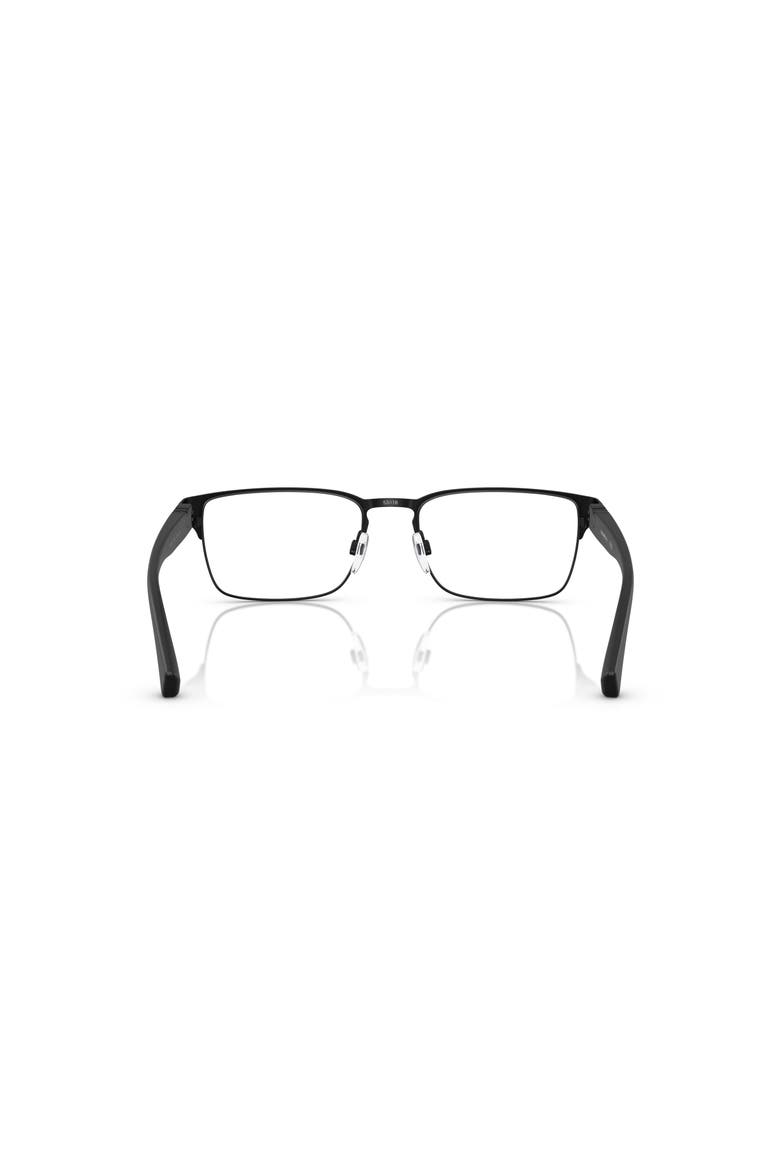 55mm Square optical glasses, Alternate, color, Black