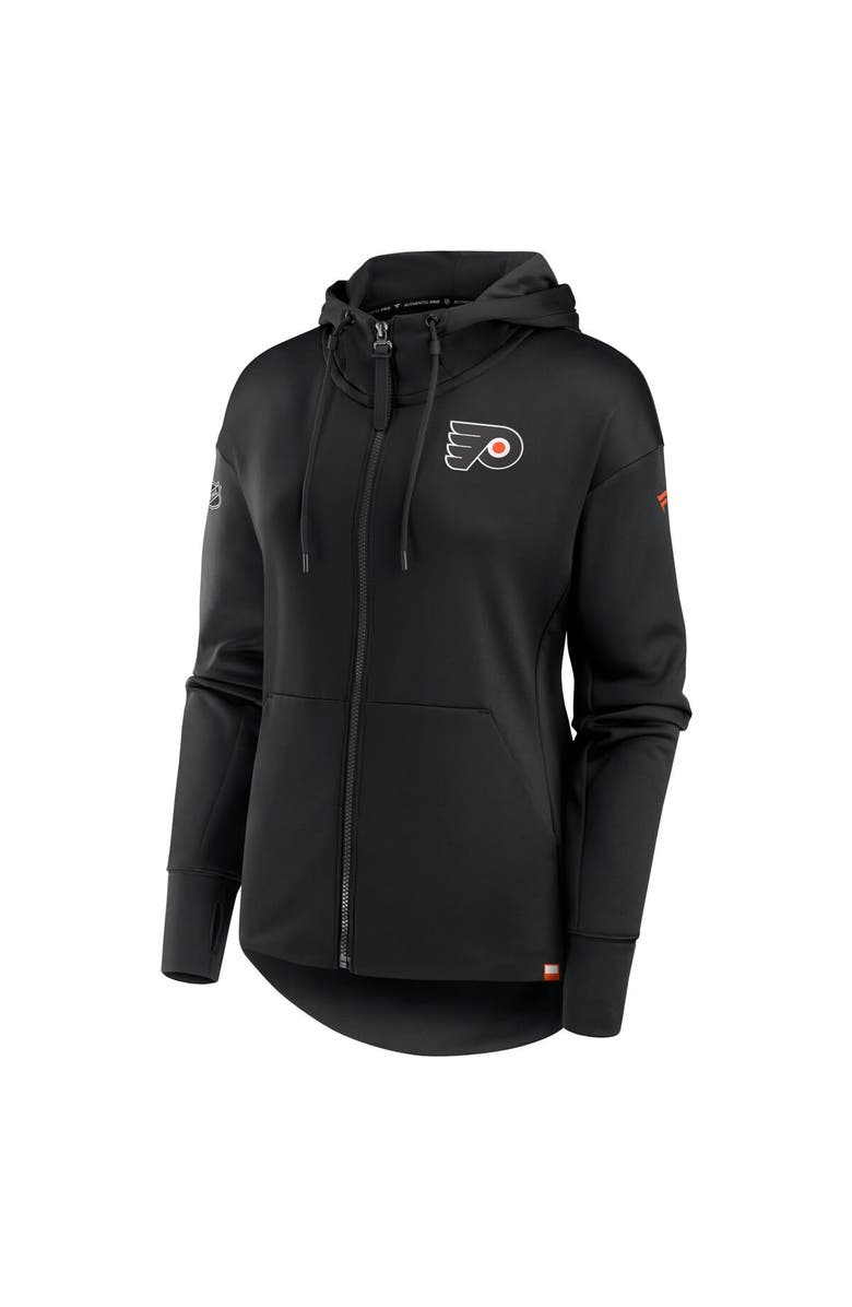 FANATICS Women's Fanatics Branded Black Philadelphia Flyers Authentic Pro Scuba Full-Zip Hoodie, Alternate, color,