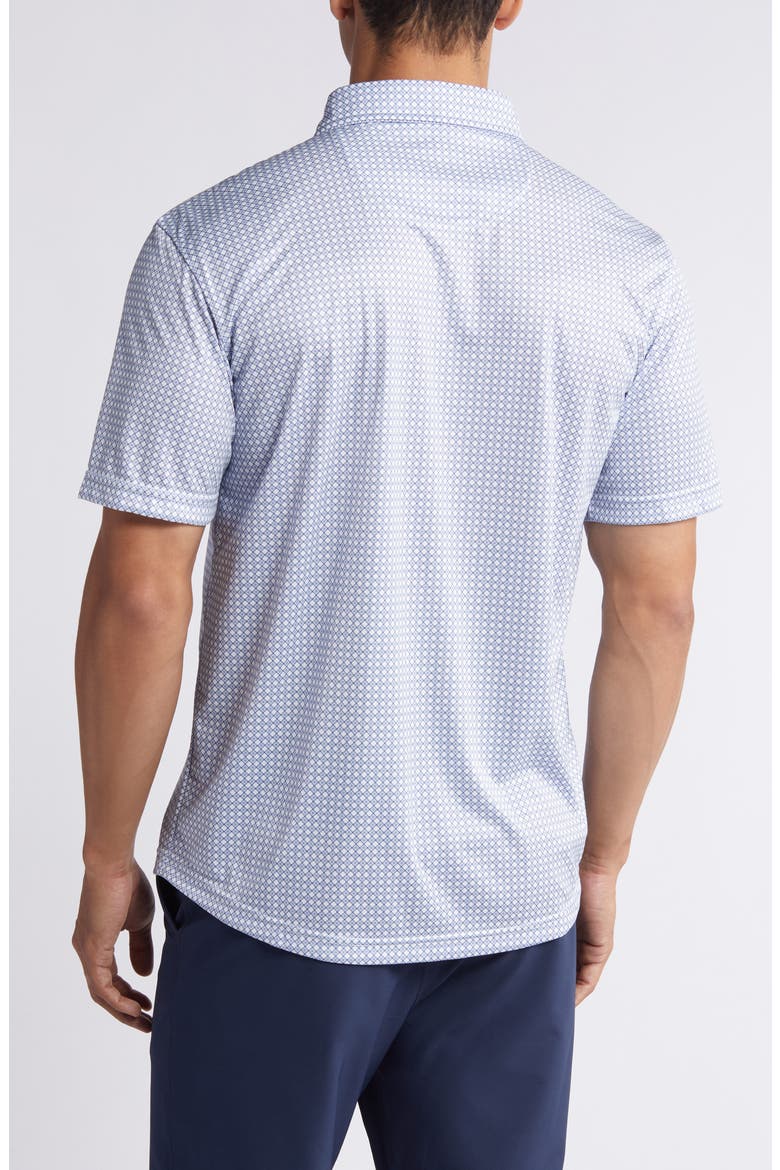 Tanner Geo Print Performance Golf Polo, Alternate, color, NAVY