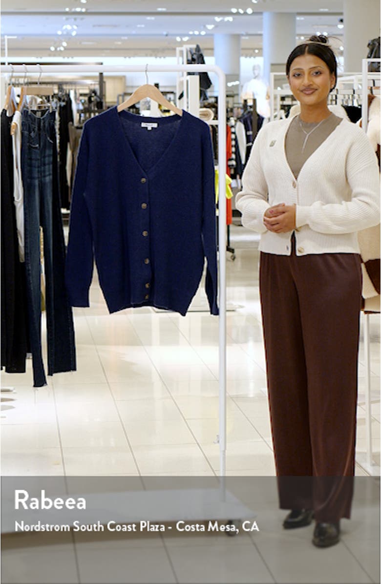 V-Neck Relaxed Cardigan, sales video thumbnail