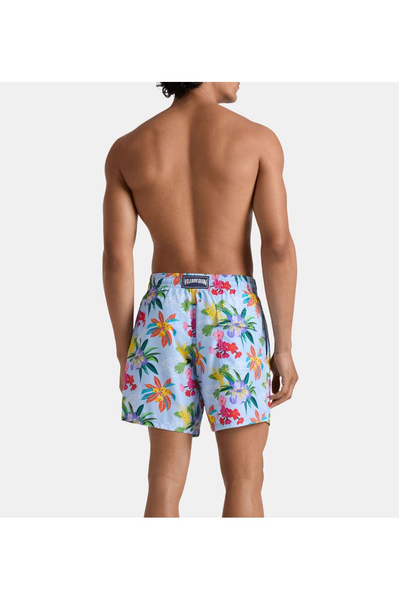 Swim Trunks, Alternate, color, Blue Floral