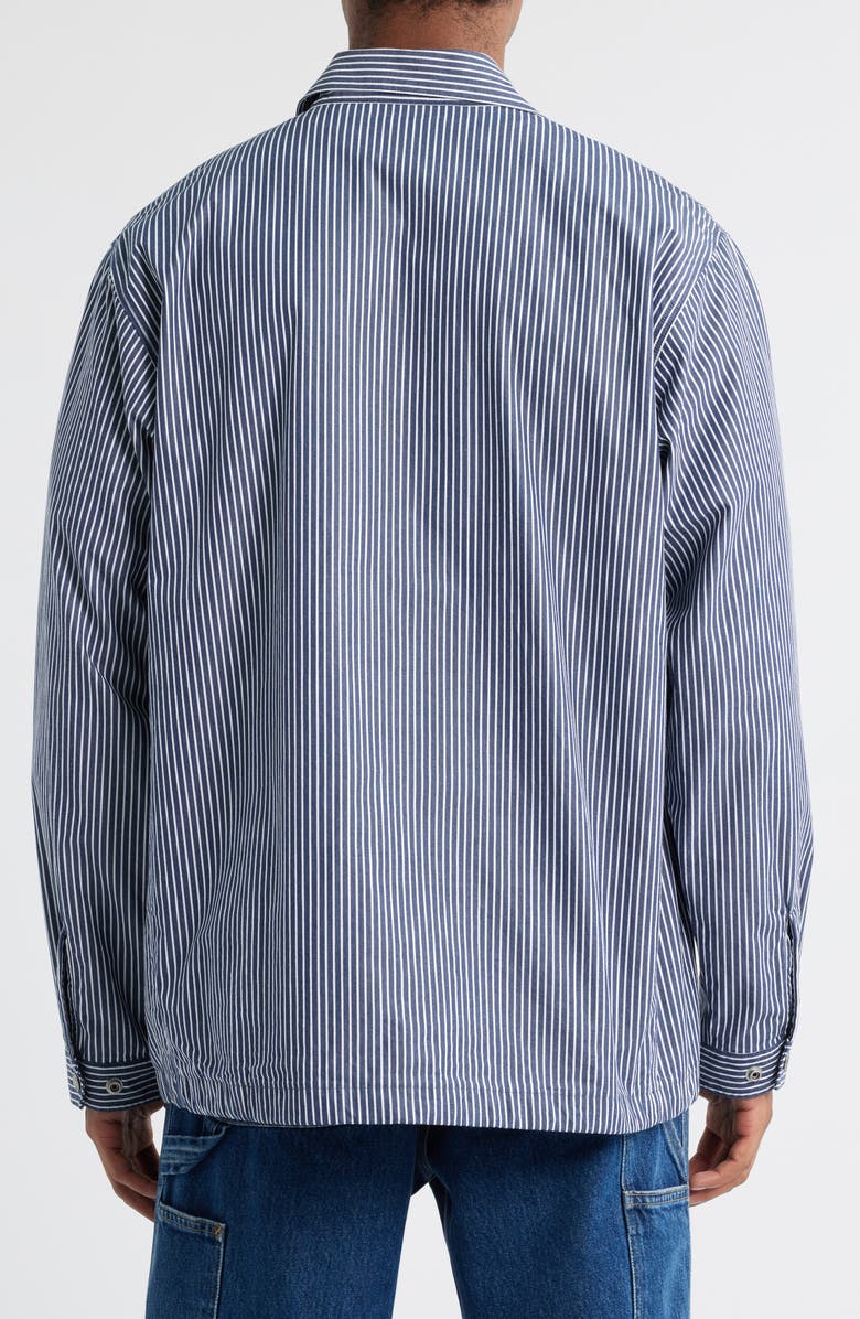 Carhartt Work In Progress Notus Cotton Poplin Coach Jacket, Alternate, color, Arvin Stripe Space