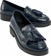 Forever & Always Shoes Milly Leather Tassel Loafer