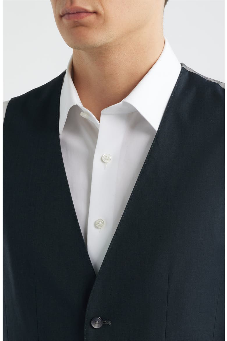 Huge Virgin Wool Blend Vest, Alternate, color, OPEN GREEN