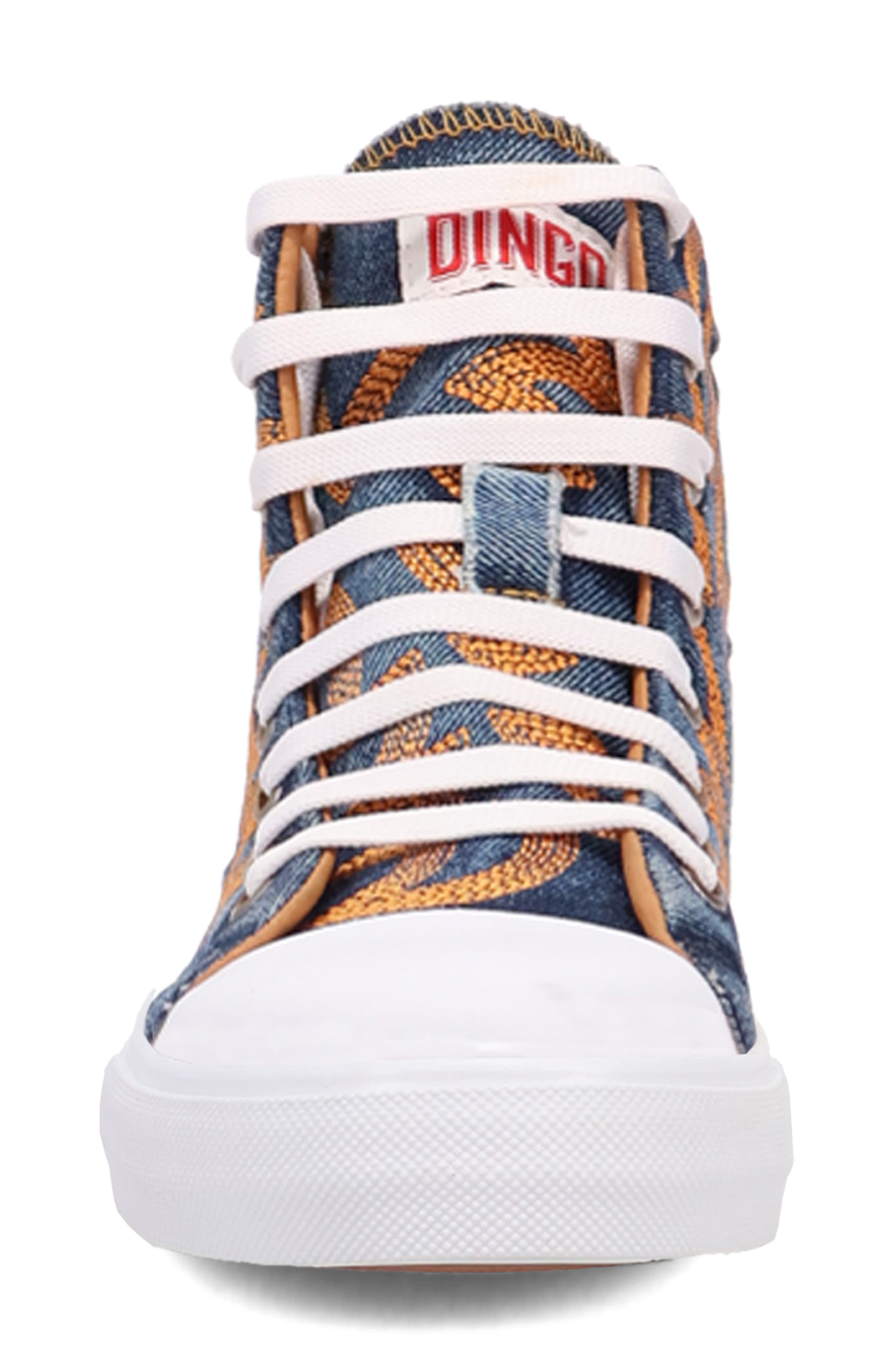 Dingo Game Day High Top Sneaker, Alternate, color, Denim