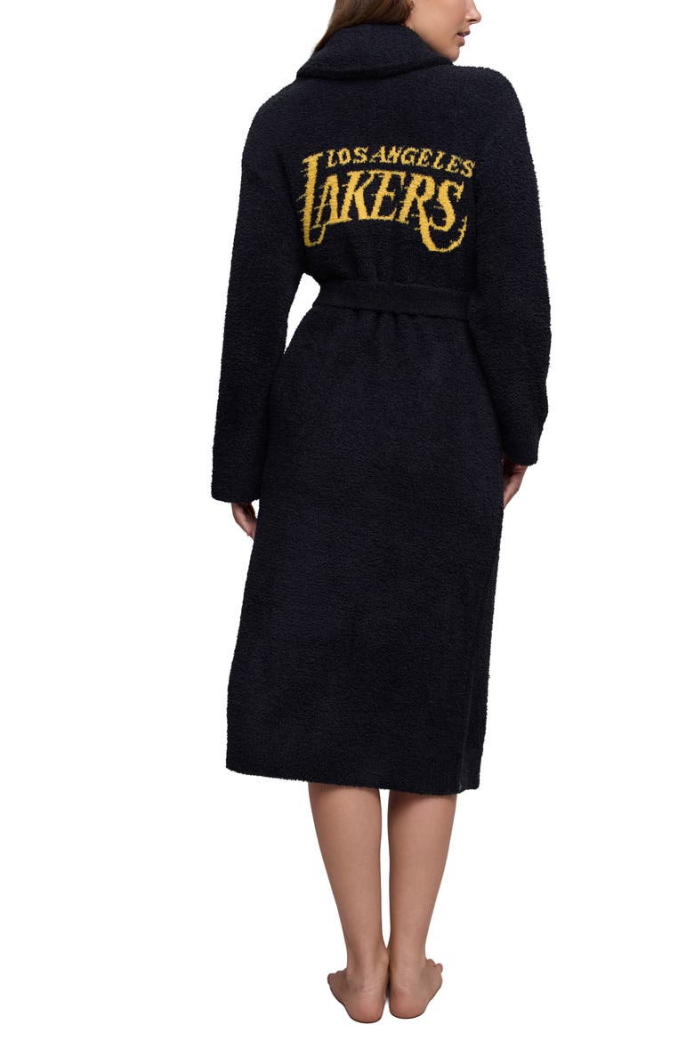 Gender Inclusive Los Angeles Lakers CozyChic Robe, Alternate, color, BLACK MULTI