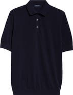 Thom Sweeney Cotton Air Crepe Polo