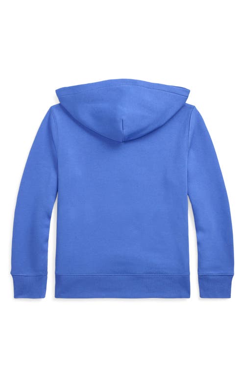 Polo Ralph Lauren Polo Bear Cotton-blend Jersey Hoodie In Scottsdale Blue Bear