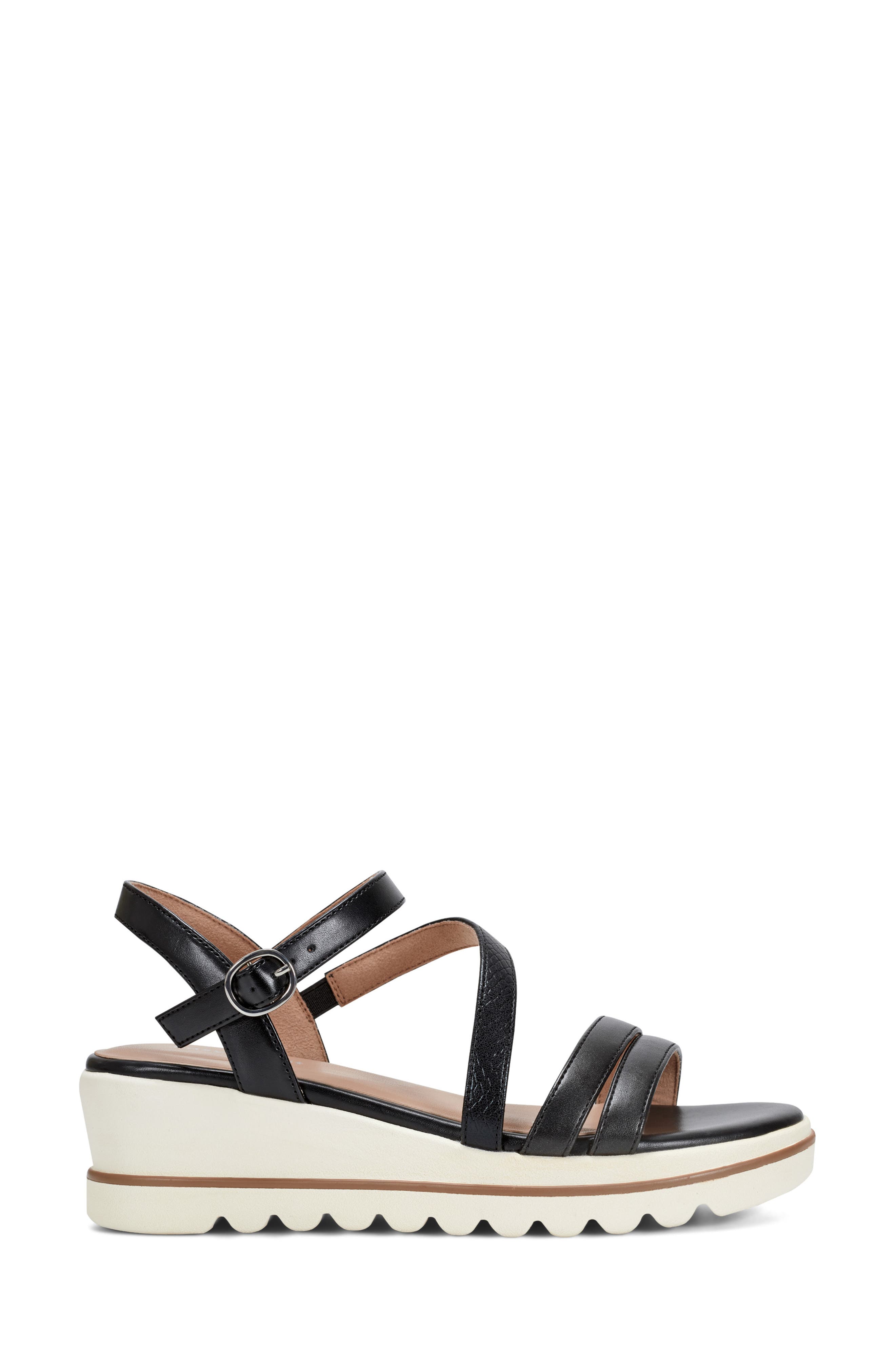 Easy Spirit Sheale Lug Sole Wedge Sandal, Alternate, color, 