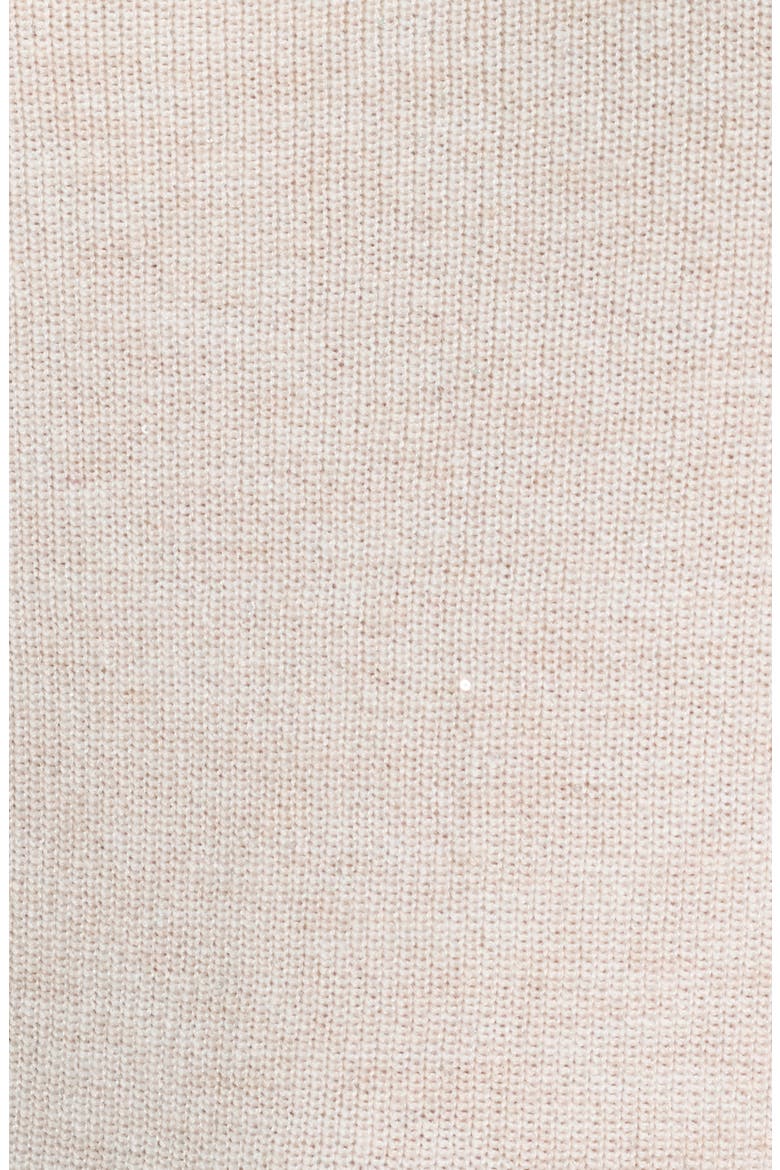 Crewneck Metallic Sweater, Alternate, color, IVORY