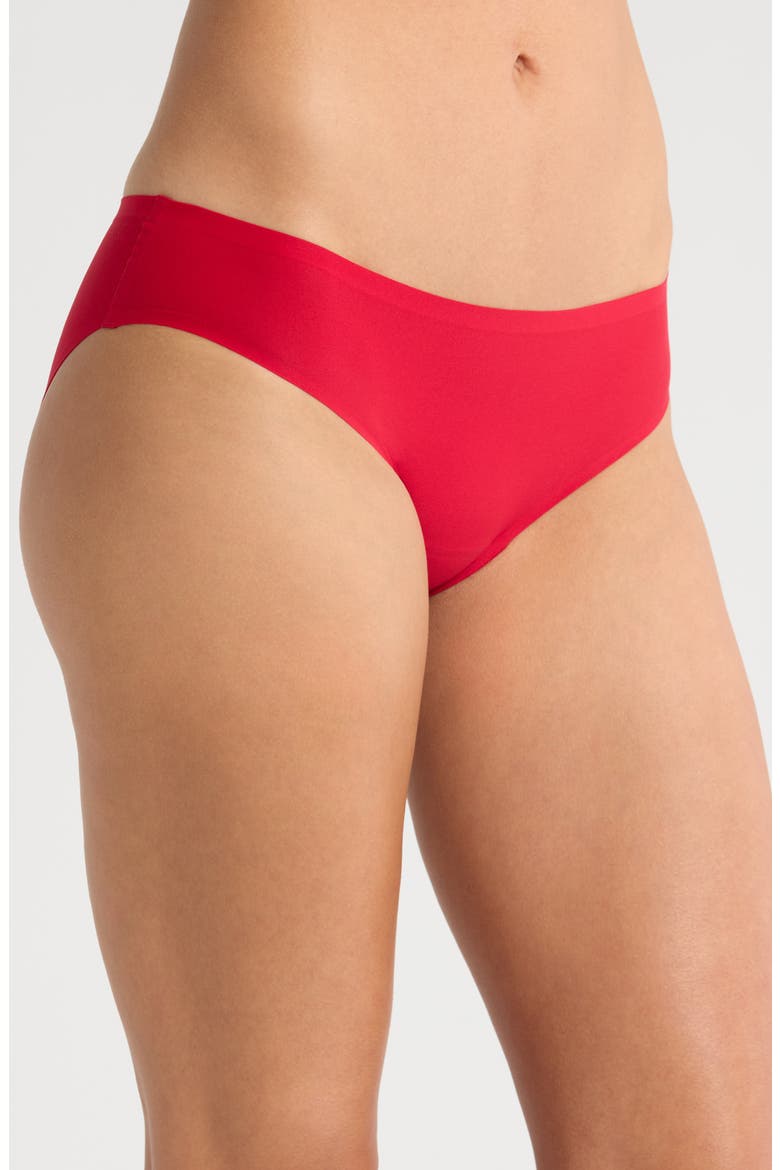 Soft Stretch Bikini, Alternate, color, POPPY RED