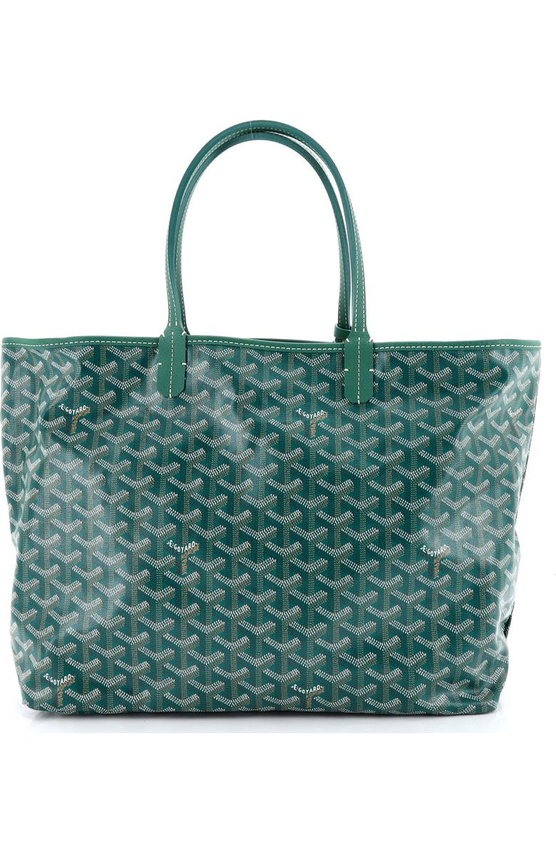 Pre-Owned Goyard Saint Louis Tote Coated Canvas PM, Main, color, Green