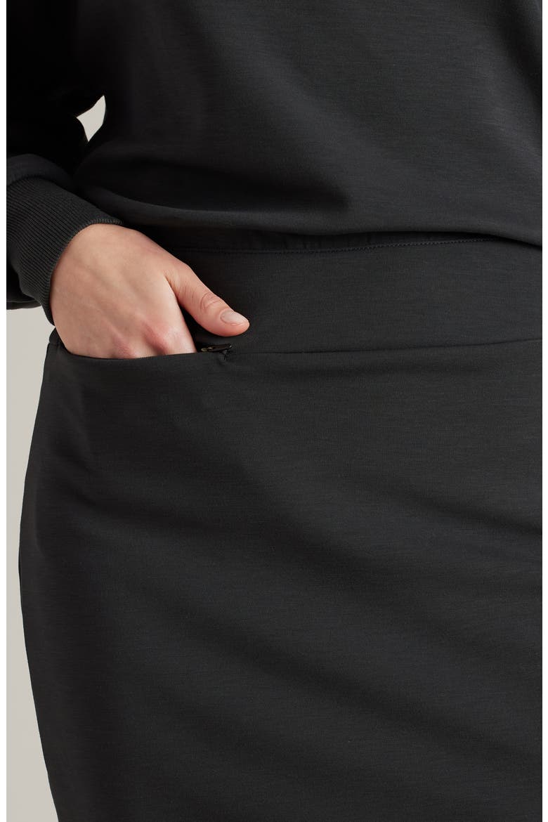 Dreamglow Long Sleeve Sweatshirt Dress, Alternate, color, BLACK HEATHER