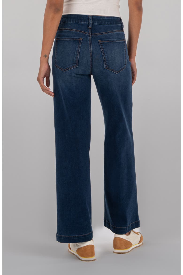 Meg High Rise Patch Pocket Wide Leg Jeans, Alternate, color, CONTENTMENT