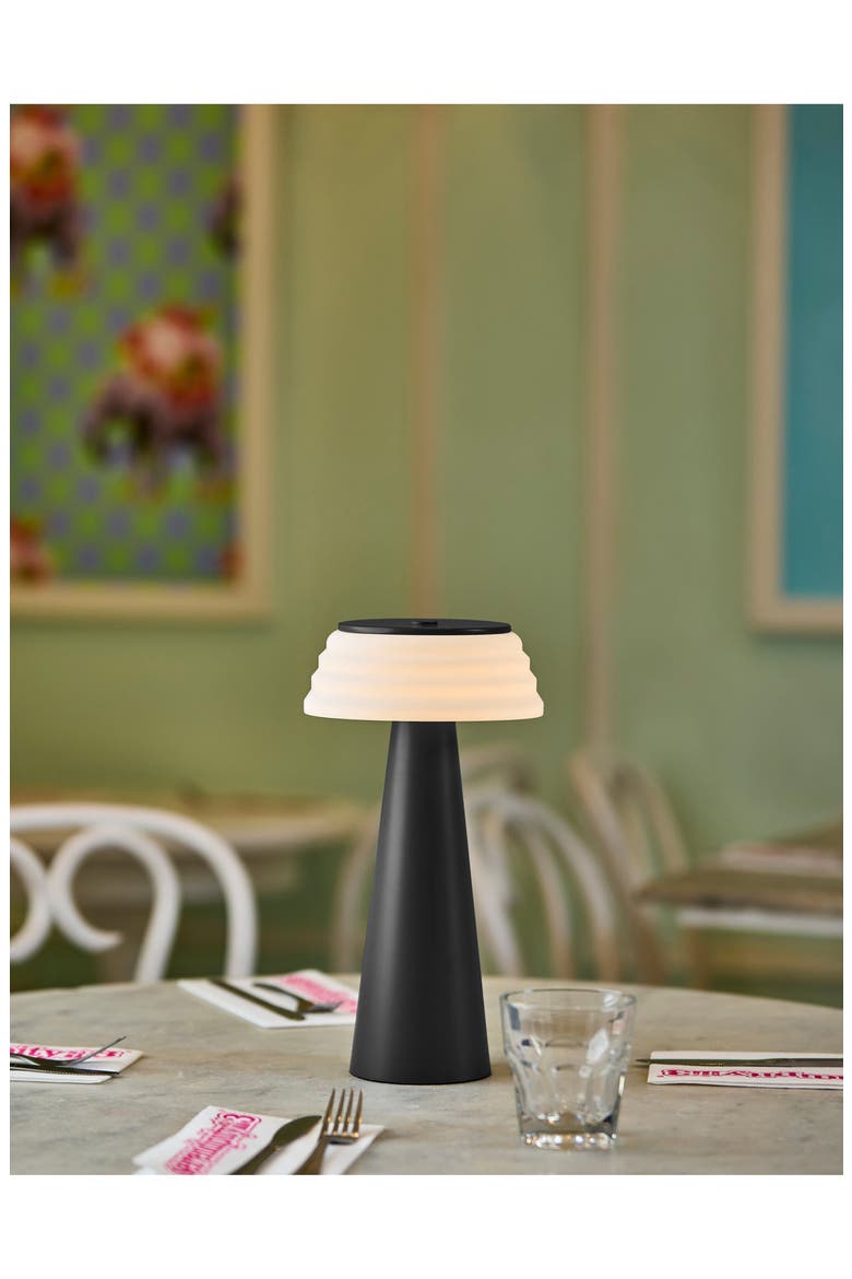 Jacky Cordless LED Table Lamp, Alternate, color, BLACK