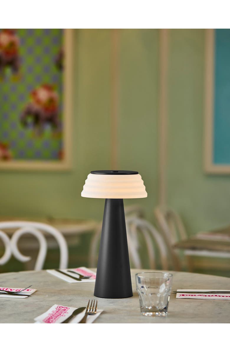 ADESSO LIGHTING Jacky Cordless LED Table Lamp, Alternate, color, Black