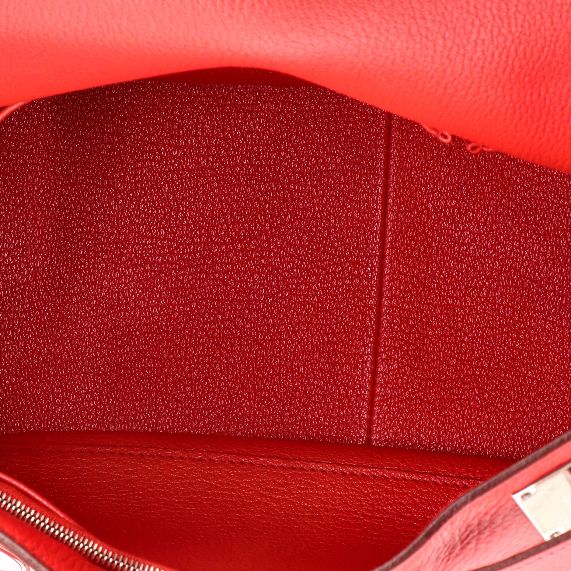 Pre-Owned Hermes Jypsiere Bag Clemence 34, Alternate, color, Bougainvillier