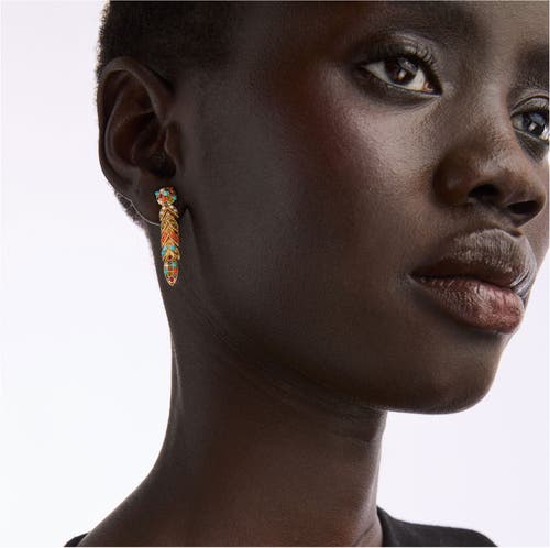 Susan Caplan 1980s Vintage D'orlan Colourful Swarovski Crystal Clip-on Earrings