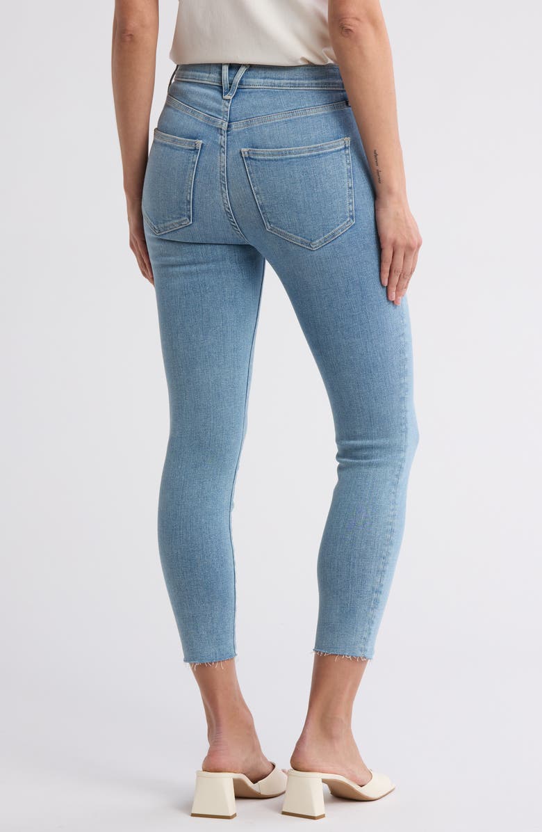 Veronica Beard Debbie High Waist Skinny Jeans, Alternate, color, Pale Nova