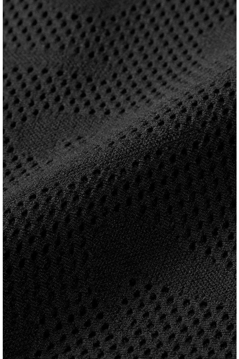 Long Sleeve Performance Polo, Alternate, color, BLACK/ BLACK/ WHITE/ WHITE