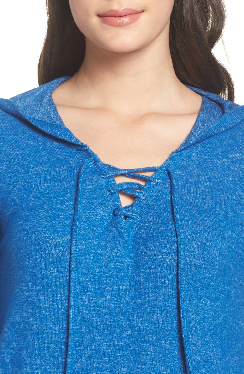 Make + Model Brushed Hacci Hoodie, Alternate, color, 