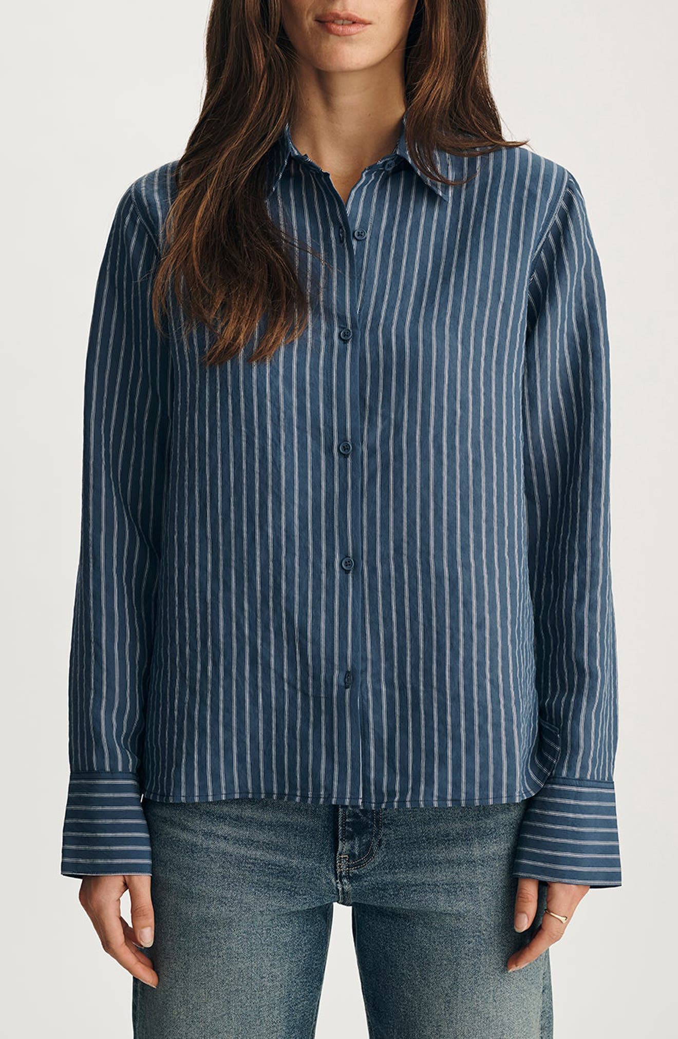 Luxe Touch Button-Up Shirt