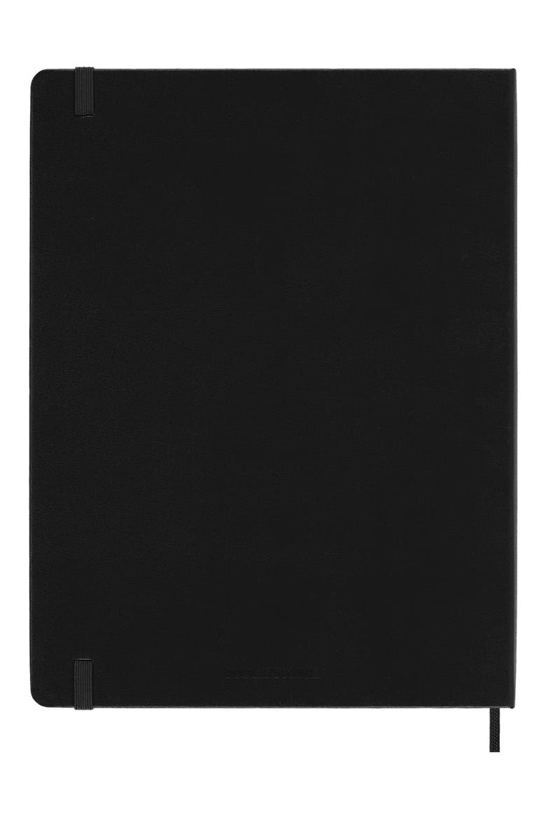 Classic Hardcover Extra Large Notebook, Alternate, color, BLACK