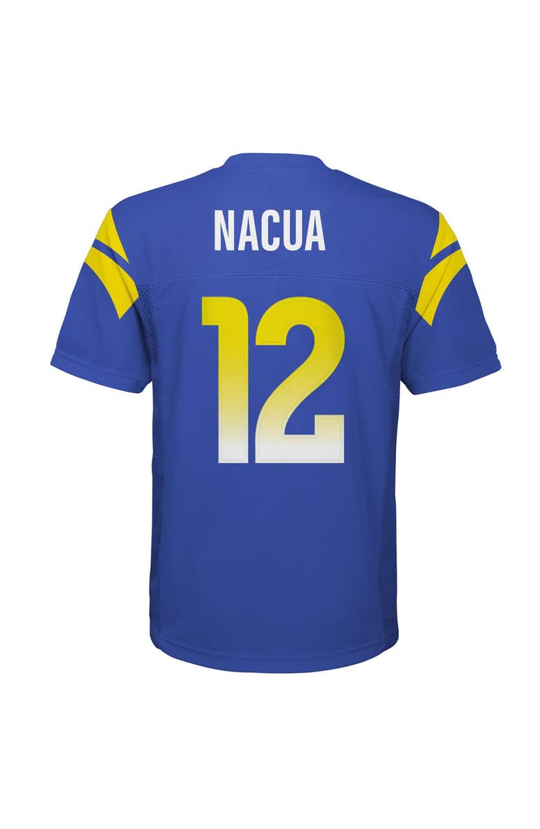 Outerstuff Youth Puka Nacua Royal Los Angeles Rams Replica Player Jersey, Alternate, color, Royal