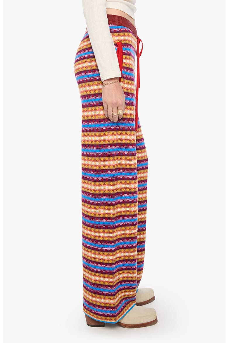 The Quickie Skimp Wide Leg Wool Pants, Alternate, color, RSST ORNG DZZLNG BLUE BEESWAX