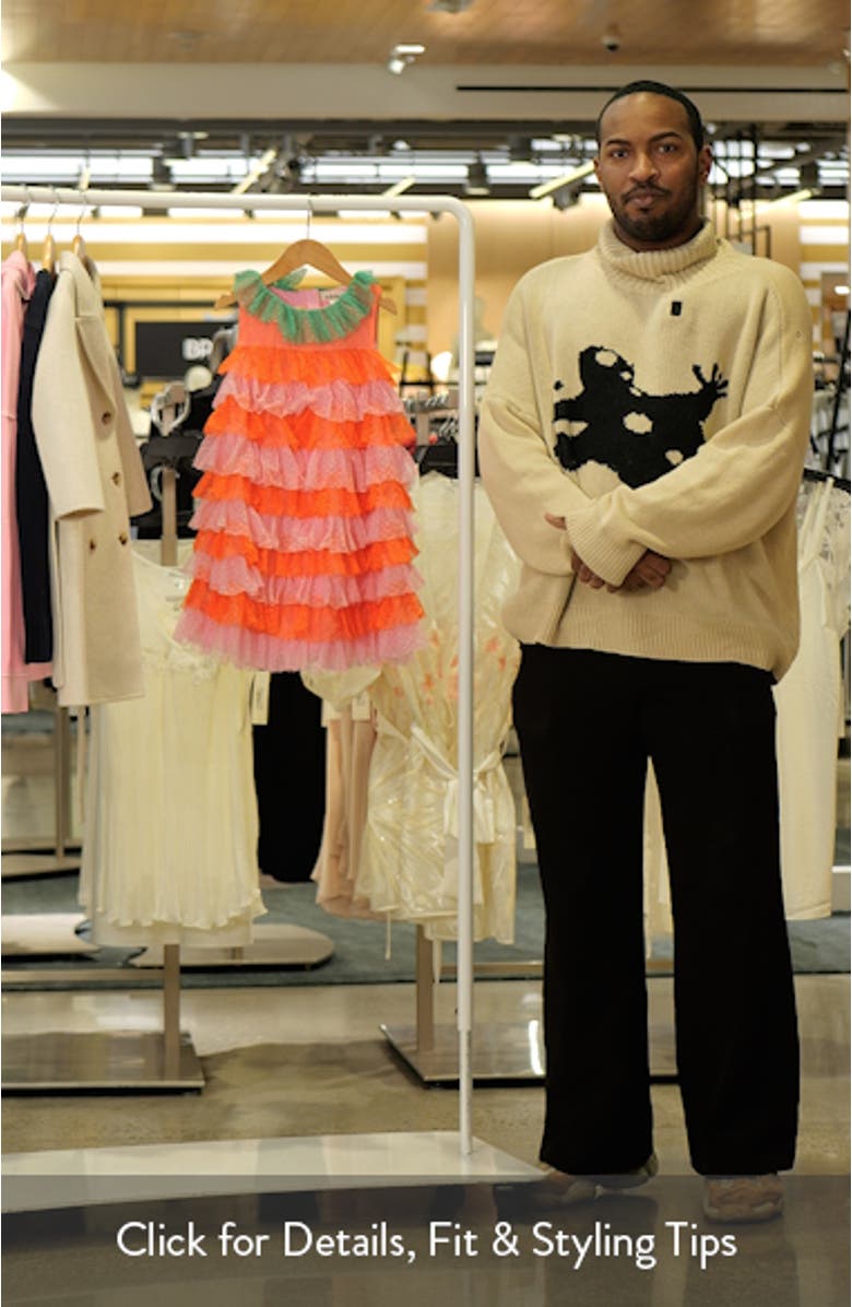 Strawberry Tiered Tulle Dress, sales video thumbnail