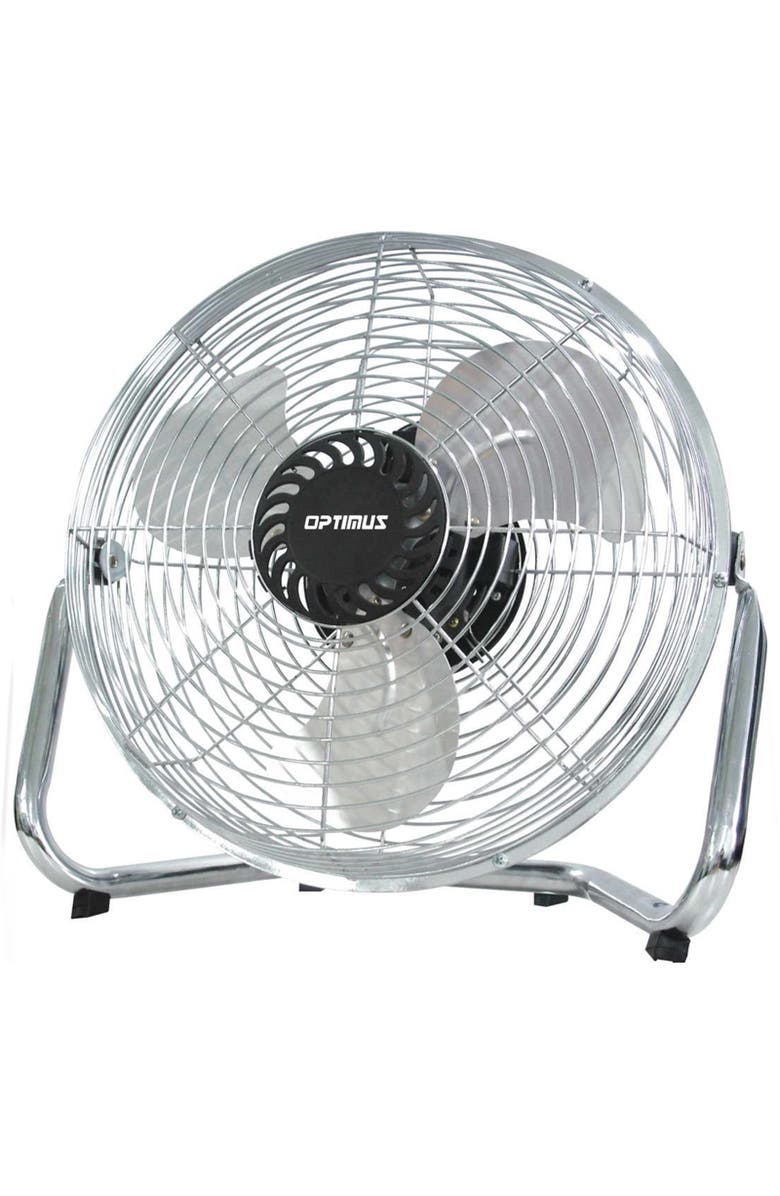 Optimus 12 in. Industrial Grade High Velocity Fan with Chrome Grill, Main, color, Chrome