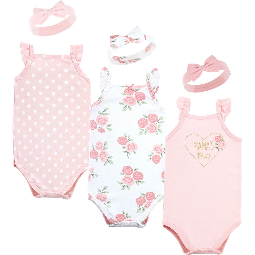 Hudson Baby Sleeveless Bodysuit And Headband Set In Multi