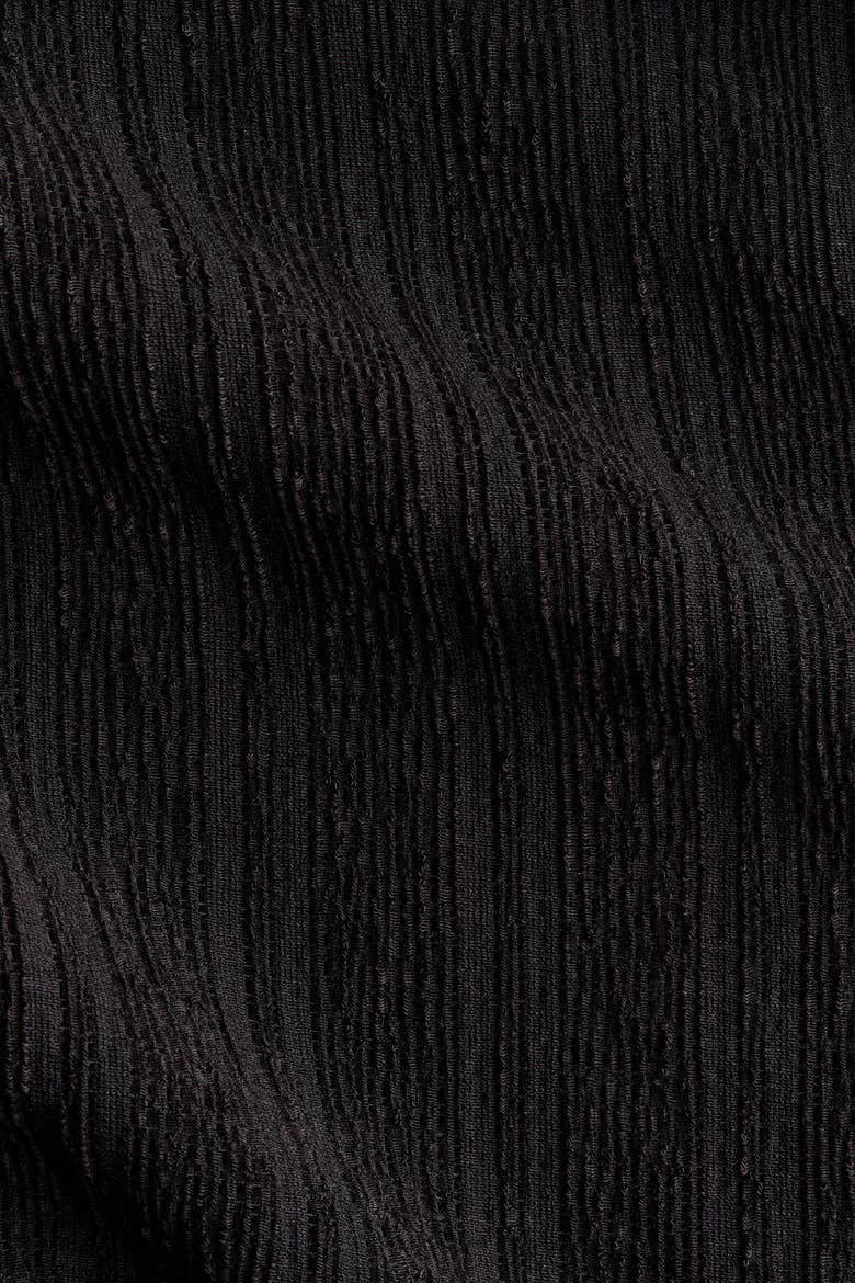 Crinkled Tie-strap Dress, Alternate, color, Black