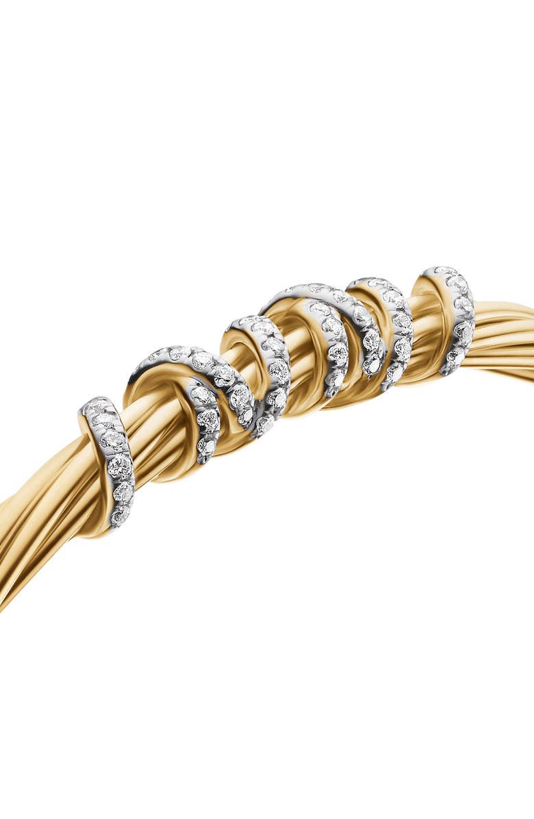 David Yurman Helena Center Station Bracelet in 18K Yellow Gold with Diamonds, Alternate, color, Gold/ Diamond