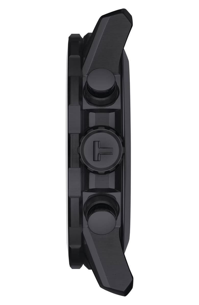 Tissot T-Sport Supersport Giro Chronograph Interchangeable Strap Watch, 45.5mm, Alternate, color, Black/ Khaki