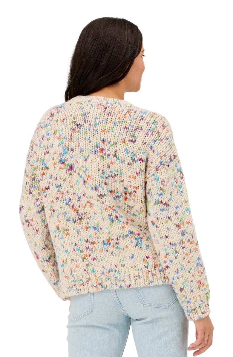 Krimson Klover Confetti Alpaca Pullover, Alternate, color, Magenta