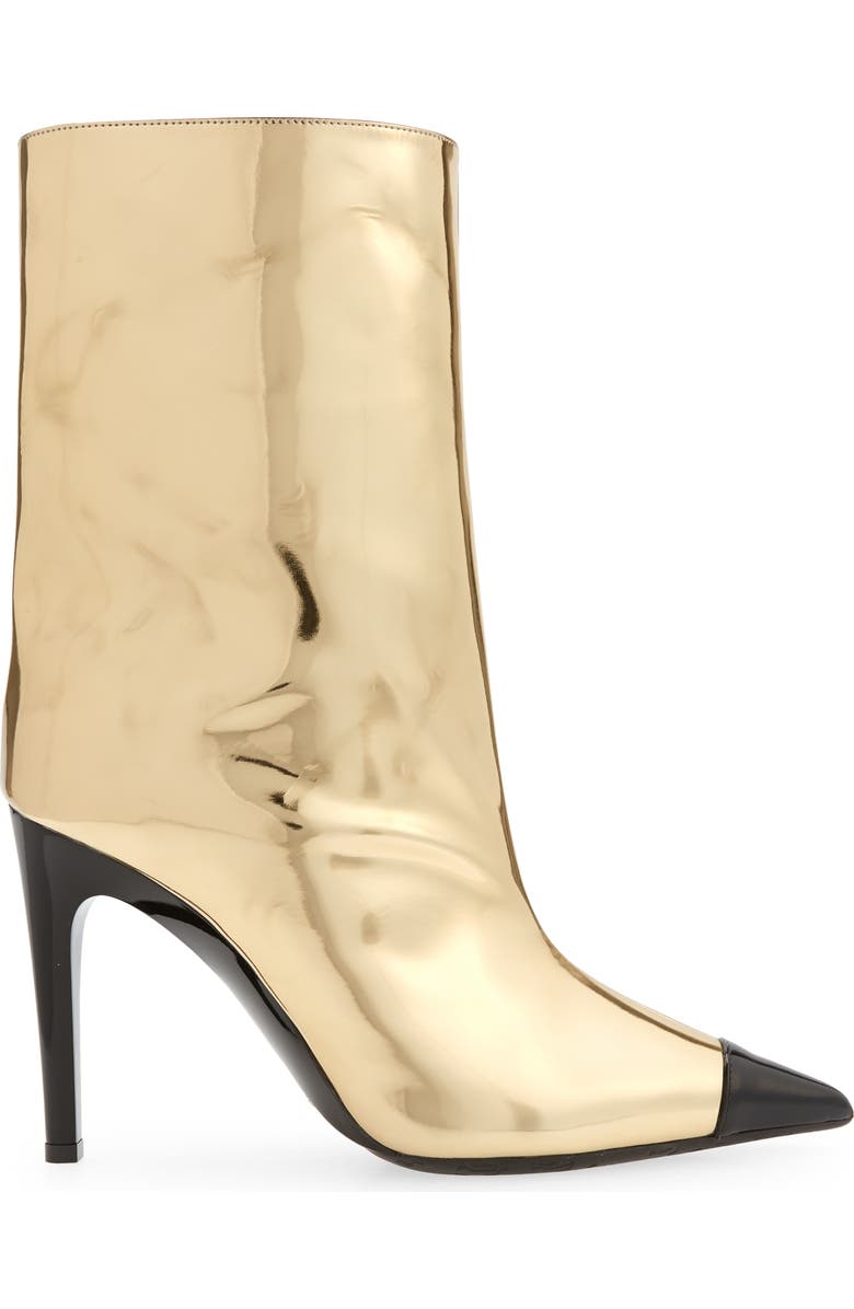 Jimmy Choo Cierra Metallic Leather Bootie Women), Alternate, color,