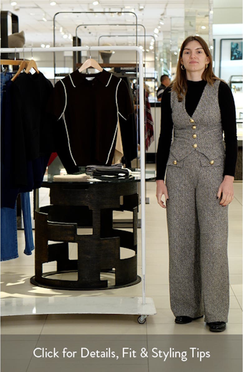 Contrast Tipped Polo Sweater, sales video thumbnail