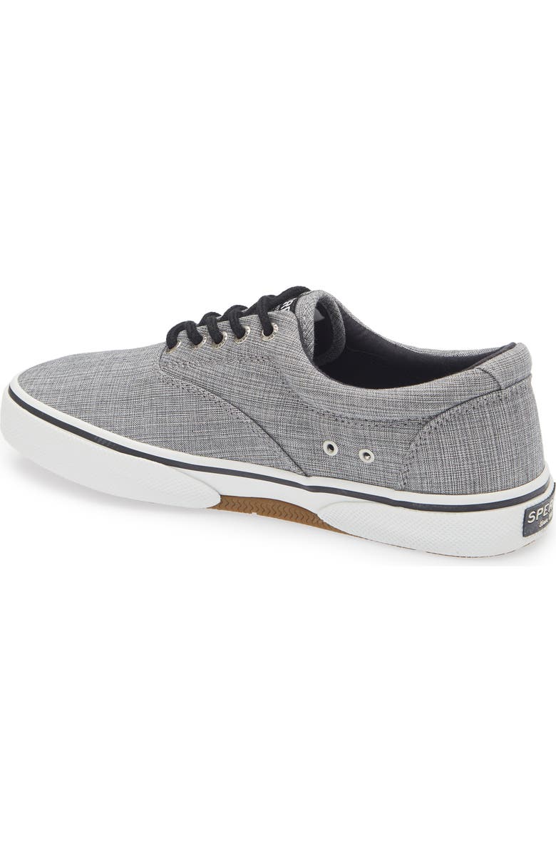 Sperry Halyard CVO Cotton Chambray Sneaker, Alternate, color, Black