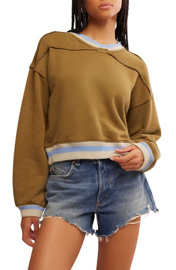 Free People Rio Crop Sweatshirt