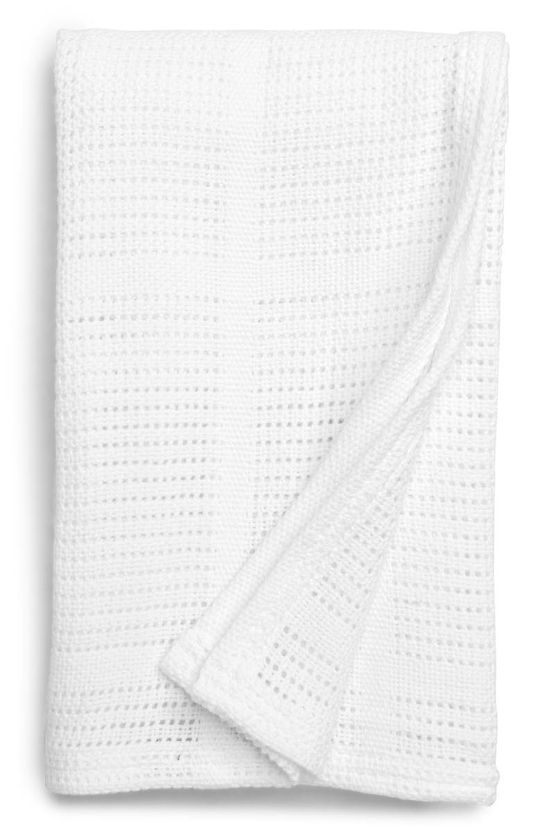 Lulujo Cellular Baby Blanket, Main, color, 