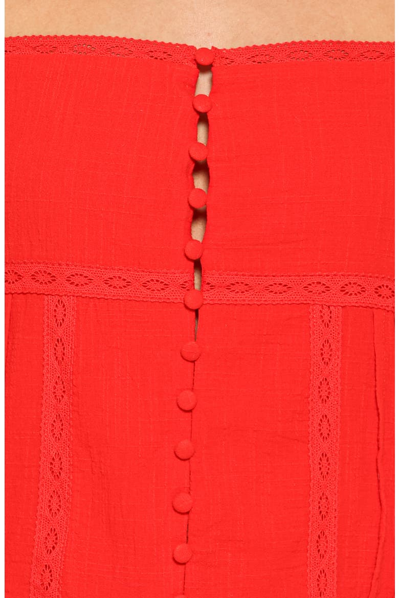 Ebonie Maxi Dress, Alternate, color, RED
