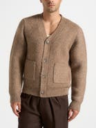 Manière De Voir Wool Knit Cardigan