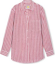 Rails x Giadzy Giada Stripe Linen Blend Button-Up Shirt