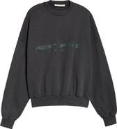 Fear of God Essentials Logo Graphic Relaxed Fit Crop Sweatshirt
